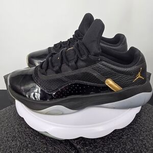 Nike Air Jordan 11 CMFT Low DMP Black Metallic Gold DO0613-007 Men's 7.5 Shoes